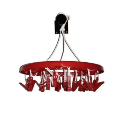 Picture of Round Hanger cloth clip -24 Clip -Red
