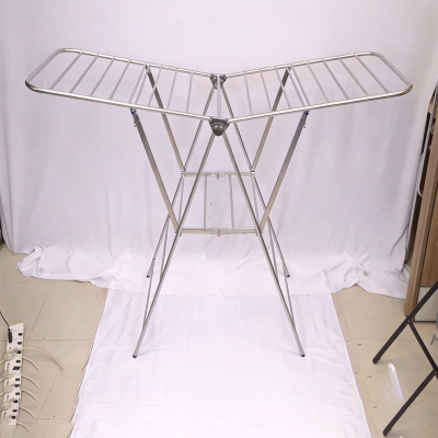 Picture of Heavy SS Home Intuition Foldable Clothes Drying Hanger Rack Dryer Full SS201A -Silver