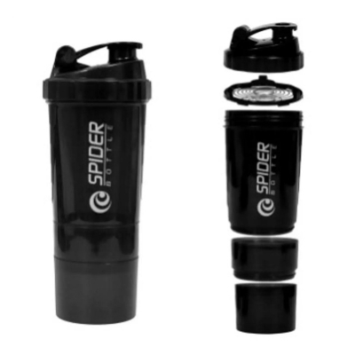 Picture of 3 Layers Shaker Prtn Bottle Pwdr Shake Cup Large Capacity Water Bottle Mixing Cup Body Building Exercise Mixing Bottle -Multicolor
