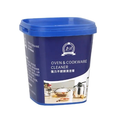 Picture of Over & Cookware Stainless Steel Household Kitchen Cleaner 500Gm - Glass Cleaner - glass cleaner (Blue)