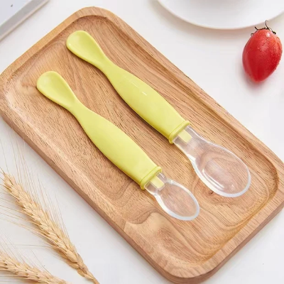 Picture of 1pair- BABY SILICONE SPOON CN Spoon Sets 
