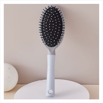 Picture of New design Large Hair Brush Massage Comb Shower Wet Detangle Hair Brush Salon Hair Styling Tools For Women (Blue)