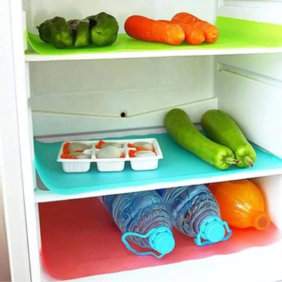 Picture of 4pcs Refrigerator Pad Antibacterial Antifouling Mildew Moisture Pad Waterproof Refrigerator Mats (4 pcs)