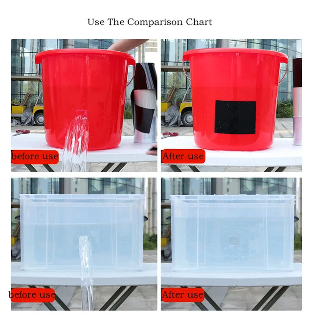 Picture of 150*5cm Instantly Super Strong Fiber Waterproof Tape Stop Leaks Seal Repair Tape (Transparent)
