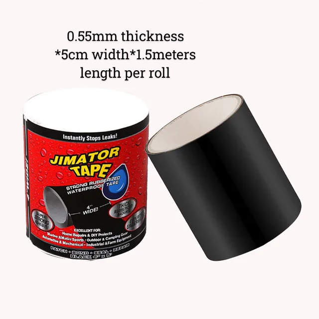 Picture of 150*5cm Instantly Super Strong Fiber Waterproof Tape Stop Leaks Seal Repair Tape (Transparent)