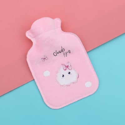 Picture of Baby Mini Hot Water Bag- Velvet Metarial-1 Piece (Pink Cloud)