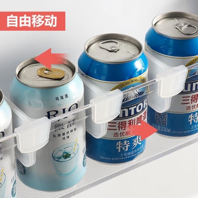 Picture of Telescopic Divider Kitchen Refrigerator Small Items Food Storage Partition Free Adjustment Snap-on Grid Clip (15 pcs)