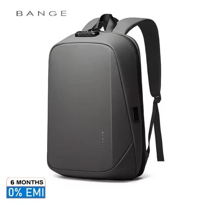 Picture of BANGE -7251 Anti Thief Ultra Smart Premium Backpack-Ash color