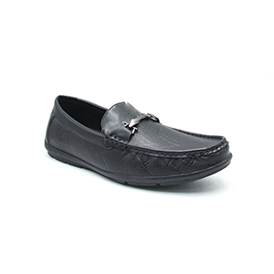 Picture of BLACK CASUAL MOCCASIN SHOE FOR MEN 8511642