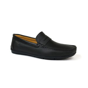 Picture of BLACK CASUAL MOCCASIN SHOE FOR MEN 8511656