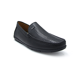 Picture of BLACK CASUAL MOCCASIN SHOE FOR MEN 8540667
