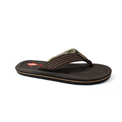 Picture of BROWN LEATHER SLIPPERS FOR MEN 8614412