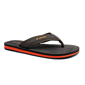 Picture of BROWN LEATHER SLIPPERS FOR MEN 8614456