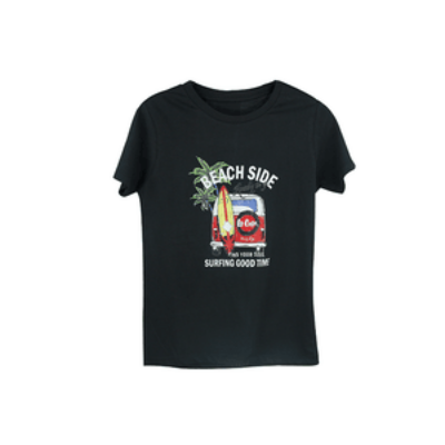 Picture of BLACK T-SHIRT FOR JUNIOR 4AE0611