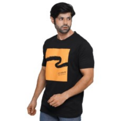 Picture of BLACK T-SHITS LEISURE FOR MEN 8AL0604