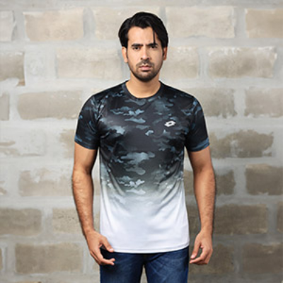 Picture of BLACK T-SHIRTS SPORTS FOR MEN 8AVC619