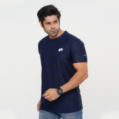 Picture of NAVY BLUE T-SHIRTS SPORTS FOR MEN 8AX0R15