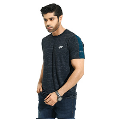 Picture of BLACK T-SHIRTS SPORTS FOR MEN 8AX0R31