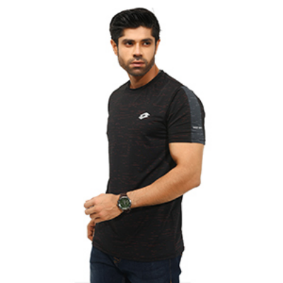 Picture of BLACK T-SHIRTS SPORTS FOR MEN 8AX5631