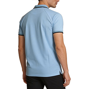 Picture of LIGHT BLUE POLO SHIRTS LEISURE FOR MEN 8BE0Q27