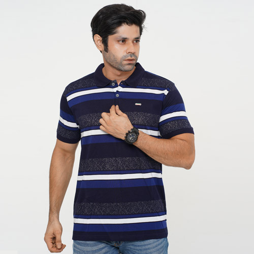 Picture of NAVY BLUE POLO SHIRTS LEISURE FOR MEN 8BL0R47