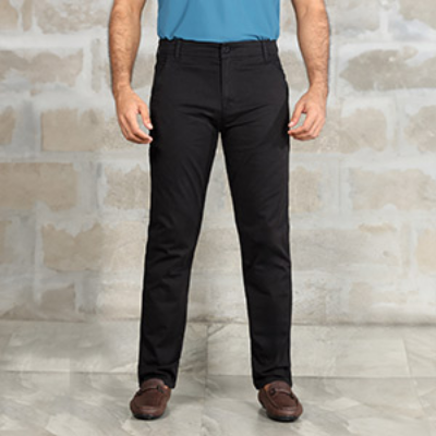 Picture of BLACK GABERDINES  FOR MEN 8LB2623