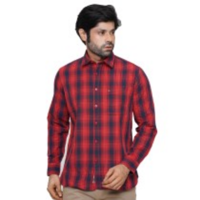Picture of RED FULL-SLEEVE SHIRTS FOR MEN 8SE0505