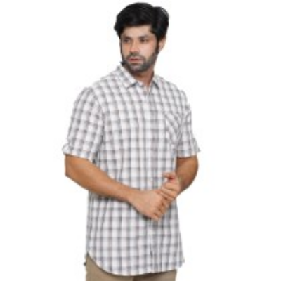 Picture of GREY FULL-SLEEVE SHIRTS FOR MEN 8SE2102