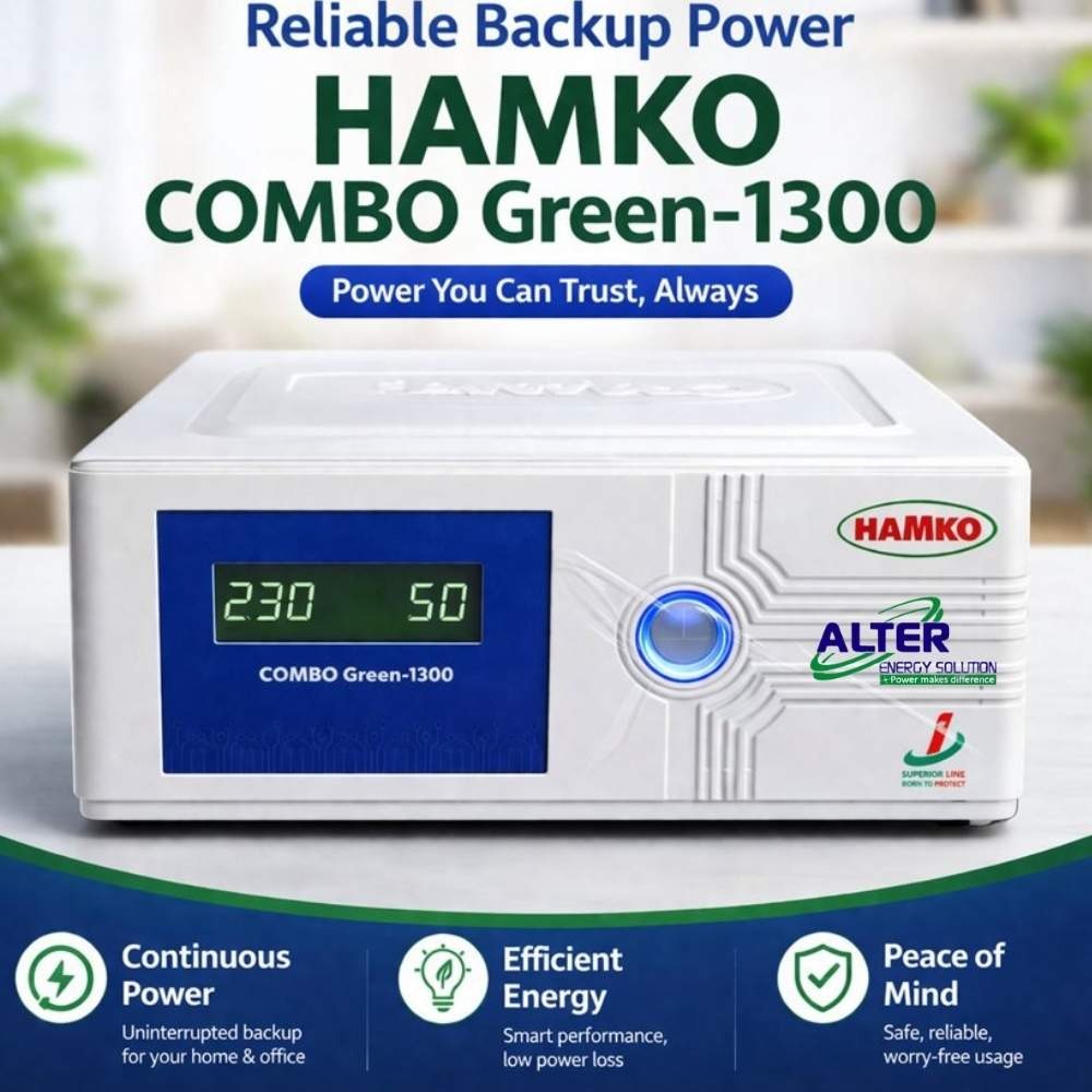 Picture of Hamko Combo Green-1300VA Sine Wave IPS/UPS 