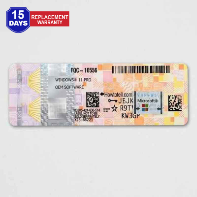 Picture of Microsoft Windows 11 Pro OEM License Key With Sticker-pink (5 g)