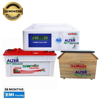 Picture of Hamko Combo Green 900VA IPS/UPS & HPD-130AH Battery Combo Package