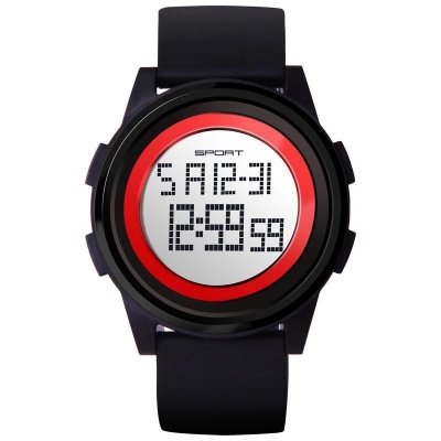 Picture of Sanda 337 Fashion Men Digital Watches Waterproof Mens watch Red 