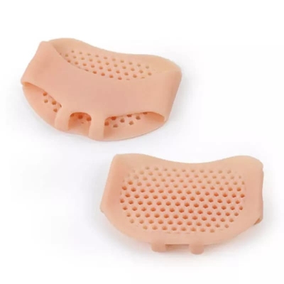 Picture of Soft Silicon Forefoot Insoles High Heel Shoes Pad Brown Int: One size