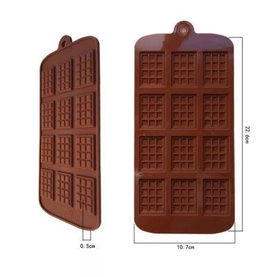 Picture of ABC Alphabet Chocolate Molds Maroon 