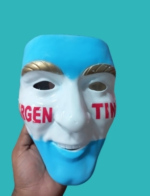 Picture of ShopXten ShopXten Joker Face with for Party- Vendetta/Clown Face with Hair Multicolor 