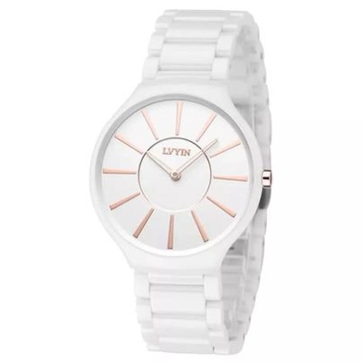 Picture of Ceramic Round Steeliness Steel Best Watch For Men's White White 