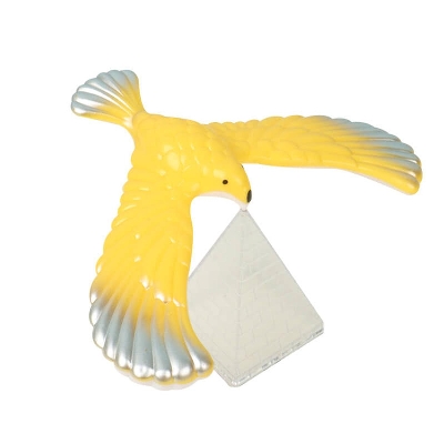 Picture of BALANCING BIRD WITH PYRAMID STAND 1 PC ASSORTED COLOURS AVAILABLE NOVELTY TOY Multicolor 