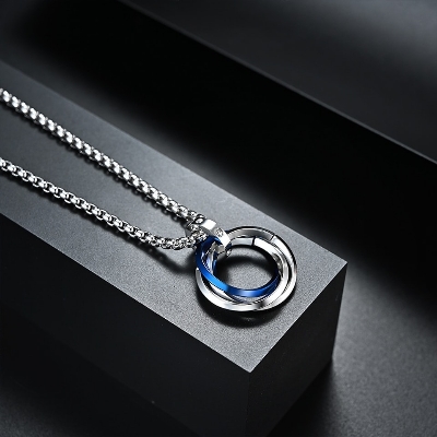 Picture of Superb Quality - Korean fashion steel necklace metal chain minimalist accessories - Trend and Needful - Understated Sophistication Multicolor 