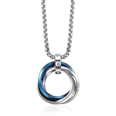 Picture of Superb Quality - Korean fashion steel necklace metal chain minimalist accessories - Trend and Needful - Understated Sophistication Multicolor 