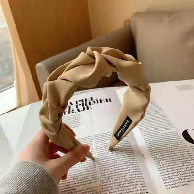 Picture of Cute French  Brown  Colour Headband Hair Bands For Women Brown Int: One size
