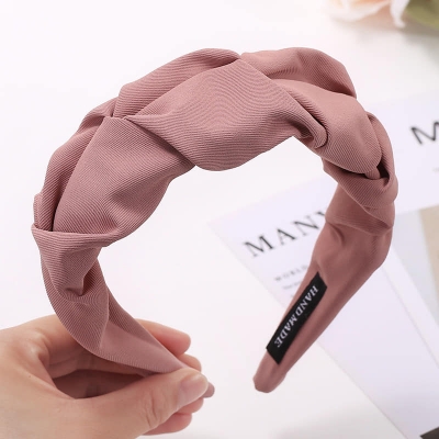 Picture of Blush Pink Fashion Hair Hoop Hair Bands for Women Girls Flower  Hairbands For Women /Girls Pink Int: One size