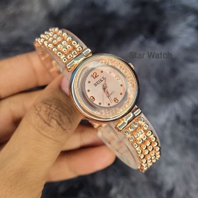 Picture of Analog stylish elegant watch for women - Rose gold Gold 