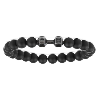 Picture of Stylish - Modern Vibe - Superb Quality - New Tide Male Fitness Dumbbell Sports Bracelet for Men - Trend and Needful - Well Inspired & Crafted Black Adjustable