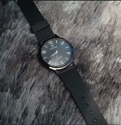 Picture of New Style Fashion Watch for Men - Watch For Men- ঘড়ি Black 