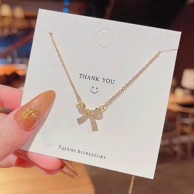 Picture of Cute Slim Chain Necklace Neck Jewelry Chain Locket for Women Girls  
