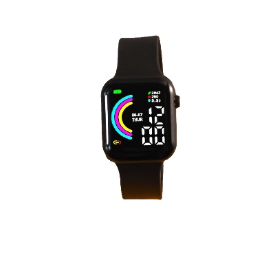 Picture of New Digital Wristwatch Sports Automatic Watch for Men Women LED Ladies Electronic Watches Black 