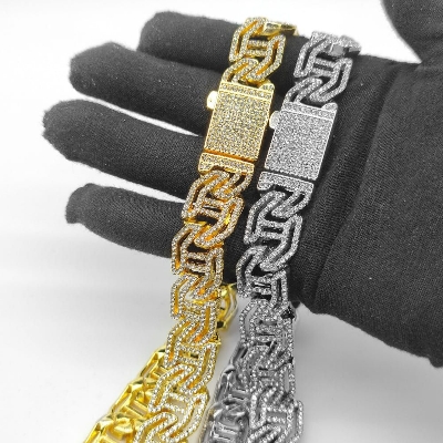 Picture of Versatile -Quality And Durablity -New stainless steel bracelet for men- Innovative Preferble Silver 21 CM