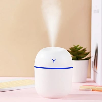 Picture of Mini Portable Air Humidifier 300ml USB Car Air Purifier Fogger Mist Maker with LED Night Lamp Ultrasonic Sprayer Home Appliance  