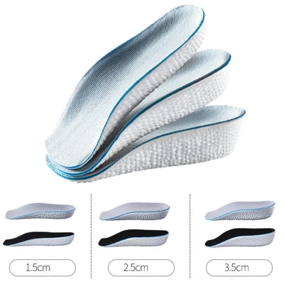 Picture of New  Invisible Height Increasing Insole Arch Support Insole Soft Elastic Light Weight for Men White 