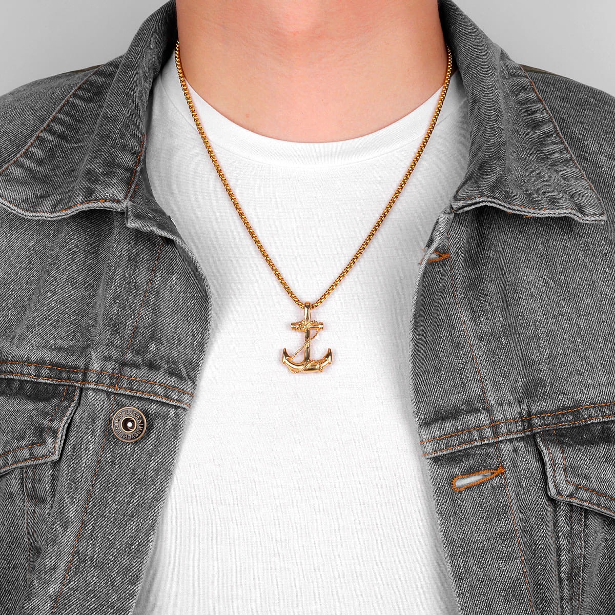 Picture of Trendy Simple Stainless Steel Chain Jewellery Gift For Men - Durabilty Assured - Well Inspired & Crafted  